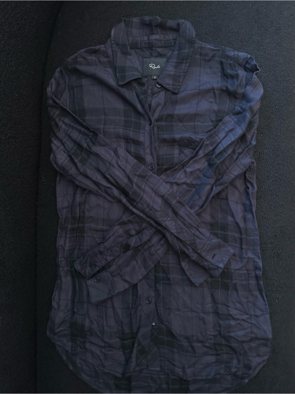 Rails Onyx Charcoal Hunter Plaid Shirt